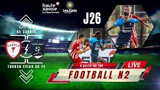 Live National 2 -  AS Cannes - Thonon Evian GG FC