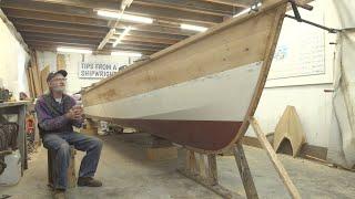 Building the V-Bottom Skiff - Episode 24 Laminating the Cutwater