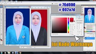 Cara Menemukan atau Memasukan Kode Warna Background Pas Foto