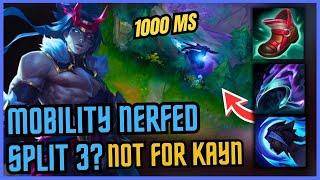 Kayn Is Now The HIGHEST Mobility Champ In The Game 1000 MS BUILD