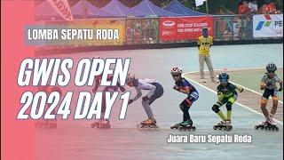 Pertama kali Rania ikut kelas speed Lomba Sepatu Roda Nasional GWIS OPEN 2024 Day 1 #sepaturoda