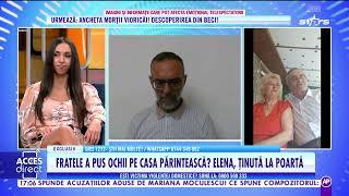 Moștenirea lăsată de părinți motiv de scandal între doi frați