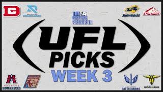 UFL Picks Week 3  2024