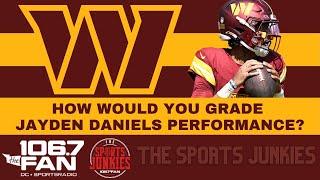 Grading Jayden Daniels Performance in #commanders Win  Sports Junkies