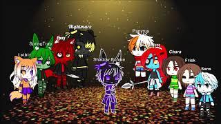 singing battle FNAF vs UT  gacha club