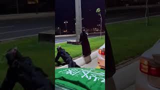 Saudi Arabia flag day fighting arab girls   #saudiarabia #tiktok #viralvideo