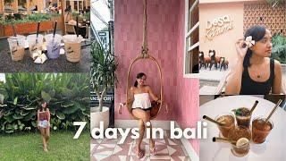 bali travel vlog  a week in bali canggu cafes canggu beach and local food