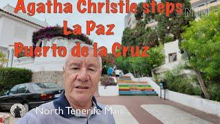 AGATHA CHRISTIE STEPS PUERTO DE LA CRUZ TENERIFE