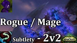 Ω Sativ  2200 Subtlety Rogue  Mage 2v2 Arena - 7.1.5 WoW PvP - Ft. Cartoonz - Legion Season 2