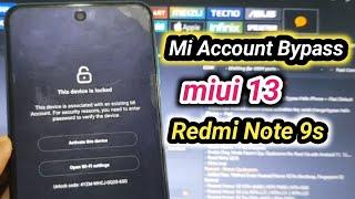 Sideload Mi Cloud Disable Miui 13 Android 12 Redmi Note 9s New Security By Unlocktool