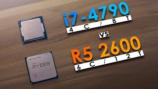 i7-4790 vs R5 2600 - Is it Worth Upgrading to a Second Gen Ryzen 5?
