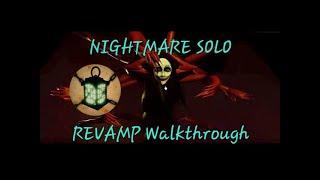 BOOK 1 REVAMP NIGHTMARE 3 - The Mimic - Control Chapter 3 - Nightmare Solo Walkthrough  ROBLOX