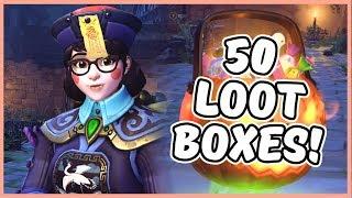 Overwatch - OPENING 50 HALLOWEEN 2017 LOOT BOXES