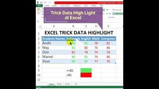Trick Data High Light   Excel Magic1