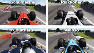 Fastest Mid-2000s V10 F1? - Assetto Corsa Shootout