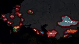 2024 USSR No Mans Land Battle Royale - HOI4 AI Only Timelapse