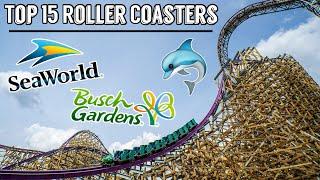 Top 15 Roller Coasters at SeaWorld Parks 2024