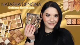 Natasha Denona GOLDENE KOLLEKTION - Look & Swatches Deutsch