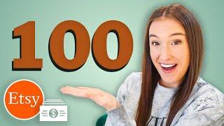 HOW TO MAKE YOUR FIRST 100 ETSY SALES FAST  Step by Step Etsy Shop for Beginners Tutorial