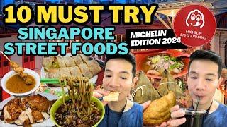 10 CHEAP Singapore Chinatown Hawker Street Food BELOW $7 you MUST TRY  Michelin Bib Gourmand 2024