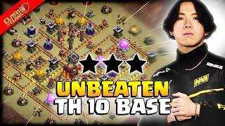 Th10 war base with linkunbeaten base Clash of Clans