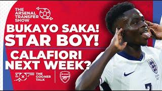 The Arsenal Transfer Show EP474 Bukayo Saka Riccardo Calafiori Gabriel Martinelli Lokonga & More