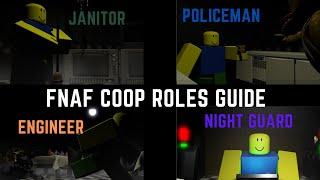 FNAF COOP -  Roles Guide  Roblox