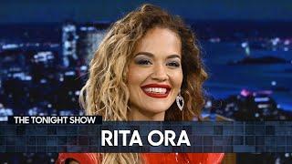 Rita Ora Talks Hanging Out with Katy Perry at Taylor Swifts Eras Tour Extended  The Tonight Show