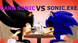 Dark Sonic V.S Sonic.EXE - Cartoon Arm Wrestling Episode 2 Halloween Special Animation