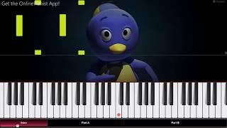 The Backyardigans - Theme Song - Piano Tutorial  Piano Cover