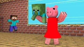 Monster School  Rescue Baby Zombie from Piggy - Funny Minecraft Animation