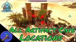 Ark Survival Ascended Ultimate Artifact Cave Locations Guide Scorched Earth Map