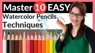 Watercolor Pencils For Beginners Master these 10 EASY Techniques Today