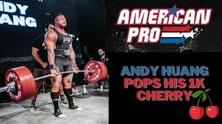 Andy Huang goes for 1000kgs Total at the American Pro