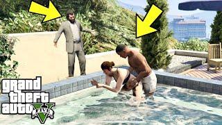 What Do Franklin And Amanda Do In The Pool In GTA 5? Michael Caught Them