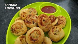 How To Make Potato Pinwheel  Aloo Ka Tasty Nashta  Aloo Bhakarwadi Recipe  Samosa Pinwheel Recipe