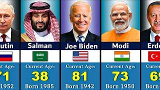195 Countries State Leaders Age 2024  AGE Of World Leaders 2024 