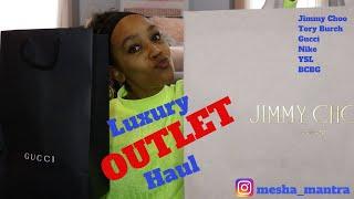 Designer Outlet Haul Luxury Designer Haul Outlet Shopping Haul Gucci YSL Nike Jimmy Choo