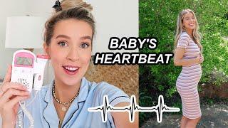 HEARING BABYS HEARTBEAT AT HOME + 20 WEEK PHOTOS  leighannvlogs