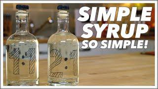 How To MAKE SIMPLE SYRUP & Rich Syrup For Cocktails