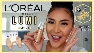 L’Oréal True Match LUMI FOUNDATION  Healthy & Luminous  SPF 20 drugstore  Application Review.