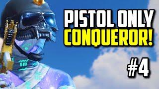 PISTOL ONLY TO CONQUEROR RANK PART 4  PUBG Mobile