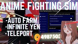 Anime Fighting Simulator Script Unlimited Yen & Chikara  Easy Champion & Fighting Pass  Android