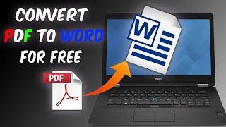 How To Convert PDF to Word for free Offline  2024 