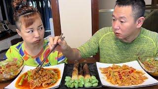 有的人就是不长记性 #eating show#eating challenge#husband and wife eating food#eating#mukbang #asmr eating