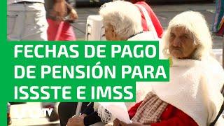 ¡Marquen el calendario Fechas de pago de pensión de agosto para ISSSTE e IMSS