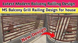 Latest railing design for house front  balcony grill design   grill design