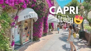 Capri Italia   Lisola più elegante e lussuosa  Tour a piedi 4K HDR