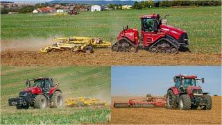 Poľné práce 2023 - 3x CASE IH Quadtrac 620 AFS Magnum 400 AFS Puma 240 CVX T-Agro Čeľadice