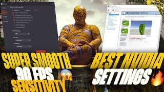 Best Sensitivity and Nvidia Settings for PUBG Mobile on Gameloop pc player sensi